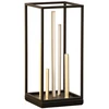 Image de Lampe De Table Led Dimmable Cct Noir Sable 1300 Lm - Fh Lighting - Grid