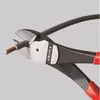 Image de Knipex Pince coupante DIN ISO 5749 longueur 200mm noir atramenté poli 2K-Hüllen - 74 02 200 SB