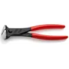 Image de 68 01 200 Pince Coupante De Devant Gainées En Plastique Atramentisée Noire 200 Mm - Knipex