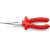 Image de 26 17 200 Pince Demi-ronde Avec Tranchant (pince Bec De Cigogne) Isolées Par Surmoulage, Certifiées Vde Chromée 200 Mm - Knipex