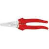 Image de Knipex ciseaux combinés longueur 190mm polis avec plastique surmoulé avec ressort d'ouverture - 95 05 190