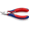 Image de Knipex pince de préhension électronique DIN ISO9655 longueur 115mm plat-rond 45° poli miroir 2K-housses - 35 42 115 SB