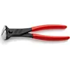 Image de 68 01 200 Ean Pince Coupante De Devant Gainées En Plastique Atramentisée Noire 200 Mm - Knipex