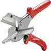 Image de Ciseaux à onglet Knipex chromés, poignées avec gaines en plastique en 215 - 94 35 215
