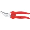 Image de Knipex ciseaux combinés longueur 185mm polis avec plastique surmoulé avec ressort d'ouverture - 95 05 185