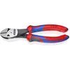 Image de 73 72 180 Twinforce® Pince Coupante De Côté Haute Performance Avec Poignées Multimatières Atramentisée Noire 180 Mm - Knipex