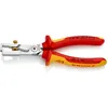 Image de Knipex - 13 66 180 Strix® Pince À Dénuder Et Coupe-câbles Isolées Par Gaines Bi-matière, Certifiées Vde Chromée 180 Mm