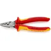 Image de 97 78 180 Sb Pince À Sertir Pour Embouts De Câble Isolées Par Gaines Bi-matière, Certifiées Vde 180 Mm - Knipex