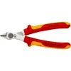 Image de Knipex 78 06 125 Electronic Super Knips® Vde Isolées Par Gaines Bi-matière, Certifiées Vde 125 Mm
