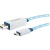 Image de Schwaiger Câble USB 2.0 St. A->2.0 Micro B 0,80m lumineux
