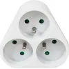 Image de Triplite 3 prises 16 A triangle - adaptateur multiprise avec protection surcharge