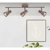 Image de BRILLIANT Tube spot Lava | spot de plafond rustique | métal | vieux cuivre | orientable | 3x E14 max. 28 W
