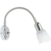 Image de BRILLIANT Spot mural Sofia | spot mural sobre | métal/verre | chrome/blanc | bras flexible | 1x E14 max. 40 W