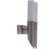 Image de Design Mur Torche Extérieur Lampe Façades Inox Lumière Jardin Verre Spot
