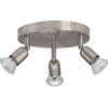Image de BRILLIANT LED Spotrondell Loona | applique intemporelle | 3-flammes | métal | fer | têtes orientables | 3x GU10 max 3 W