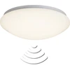 Image de Plafonnier et applique LED Fakir 32cm Détecteur de mouvement blanc/blanc chaud