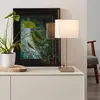 Image de BRILLIANT Lampe Aglae Lampe de table Interrupteur tactile blanc | 1x D45, E14, 40W, compatible avec les lampes à incandescence (non incluses) | Avec interrupteur tactile on/off