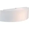 Image de BRILLIANT Lampe Interface Applique d'extérieur 10x31cm base blanche | 1x A60, E27, 25W, convient aux lampes normales (non incluses) | Indice de protection IP : 44 - protégé contre les projections d'eau