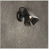 Image de BRILLIANT Spot mural LED noir à lumière blanche chaude MOVIE | Spot mural à tête pivotante | Ampoule incluse et interchangeable | Métal