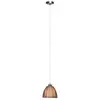 Image de BRILLIANT Lampe Relax suspension 20cm bronze/chrome | 1x A60, E27, 60W, g.f. Lampes normales n. ent. | Réglable en hauteur / Câble raccourcissable | Convient aux ampoules LED