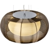 Image de BRILLIANT Lampe Relax suspension 40cm bronze/chrome | 2x A60, E27, 30W, g.f. Lampes normales n. ent. | Réglable en hauteur / Câble raccourcissable | Convient aux ampoules LED