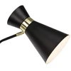 Image de BRILLIANT Lampe Goldy Lampadaire 1flg noir-mat/or | 1x A60, E27, 28W, g.f. Lampes normales n. ent. | Convient pour ampoules LED | Avec interrupteur de pied