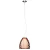 Image de BRILLIANT Lampe Relax Suspension 30 cm bronze/chrome | 1x A60, E27, 60 W, ampoules normales à incandescence | Hauteur réglable / câble raccourcissable | Compatible avec les ampoules LED