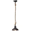 Image de Lampe Suspendue Brillante Hank Noire Korund Ø24Cm Max. 60W E27 Réglable