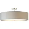 Image de Lampe Andria Plafonnier 60cm Chrome / Gris Clair 3x A60, E27, 60w, Lampes Normales Gf Non Spécifiées Convient Aux Lampes Led Dimmable Lors De L'Utilisation De Lampes Appropriées - Brilliant