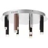 Image de Brilliant - Lampe Clavecin Led Plafonnier Rond 12flg Marron / Café 12x 4w Led Intégrés, 306lm, 3000k Dimmable En 3 Étapes Via Interrupteur Mural Économique Et Durable Grâce À L'Utilisation De