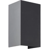 Image de BRILLIANT Applique murale d'extérieur à LED gris foncé Hilly | 2flg. | Up/Down Light | Métal/Verre | 8 Watt 780 Lumen 3000 Kelvin | IP44