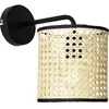 Image de Lampe Wiley Applique Murale Suspendue En Rotin 1x A60, E27, 60w, Adapté Aux Lampes Standard (non Incluses) Échelle A ++ À E Convient Aux Lampes Led - Brilliant