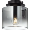 Image de BRILLIANT Lampe Beth Plafonnier 20cm café/verre fumé | 1x A60, E27, 60W, g.f. Lampes normales n. ent. | Convient pour ampoules LED | Dimmable si utilisation d'ampoules appropriées