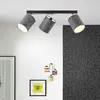Image de Spot encastré au plafond, modèle Galance, couleur noire, puissance maximale de 3 x 40W, culot E27, sans ampoule, orientable