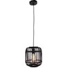 Image de Woodrow Lampe décorative suspendue bois foncé/noir