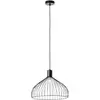 Image de Lampe BRILLIANT, suspension Blacky 40 cm noir mat, 1 x A60, E27, 40 W, câble raccourcissable / hauteur réglable