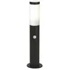 Image de BRILLIANT Dody Lampadaire d'extérieur 45cm Détecteur de mouvement noir noir 90947A06