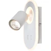 Image de BRILLIANT Kimon LED Spot mural blanc blanc G99556/05