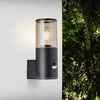 Image de BRILLIANT Applique extérieure Sergioro | luminaire décoratif d'extérieur | anthracite | avec détecteur de mouvement | 1x E27 max. 20 W | IP44
