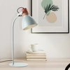 Image de Lampe de table moderne BRILLIANT Erena, vert clair | tête orientable | métal/bois | 1x E27 max. 40 W | hauteur 52 cm