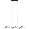 Image de BRILLIANT Lampe LED noire suspendue EUNICE |Lampe suspendue hauteur 150cm | 22W 2600 lumens 4000 kelvins | Métal/plastique
