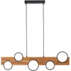 Image de BRILLIANT Lampe suspendue 100cm Cheesy brun IP20 34 watts dimmable LED intégrée