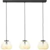 Image de BRILLIANT Lampe à suspension à 3 flammes Kaizen brun IP20 E27 40 Watt dimmable g. f. Lampe normale