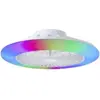 Image de Ventilateur de plafond Brilliant Salerno 40W lumière RGB blanc - Neuf