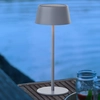 Image de BRILLIANT gris Lampe solaire d'extérieur PICCO | rechargeable par énergie solaire et USB | 4W 300lm 3000K | métal/plastique