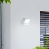 Image de BRILLIANT Applique murale solaire d'extérieur blanche LUTON | avec détecteur de mouvement | 4W 540lm 4000K | plastique/métal