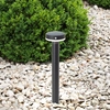 Image de BRILLIANT Lampadaire solaire d'extérieur noir MAGUA | incl. piquet de terre | 4W 350lm 4000K | métal/plastique