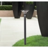 Image de BRILLIANT Lampadaire solaire noir d'extérieur GARVINA | avec détecteur de mouvement | 3W 430lm 3000K | acier inoxydable/plastique