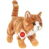 Image de Teddy Hermann 90682 Chat debout rouge tigré 20 cm