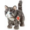 Image de Teddy Hermann Chat gris tigré debout 20 cm